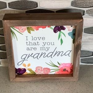 Grandma Wooden Sign